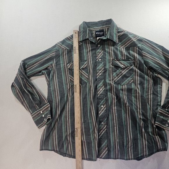 Wrangler Western Snap Shirt 1X Big - Picture 5 of 7